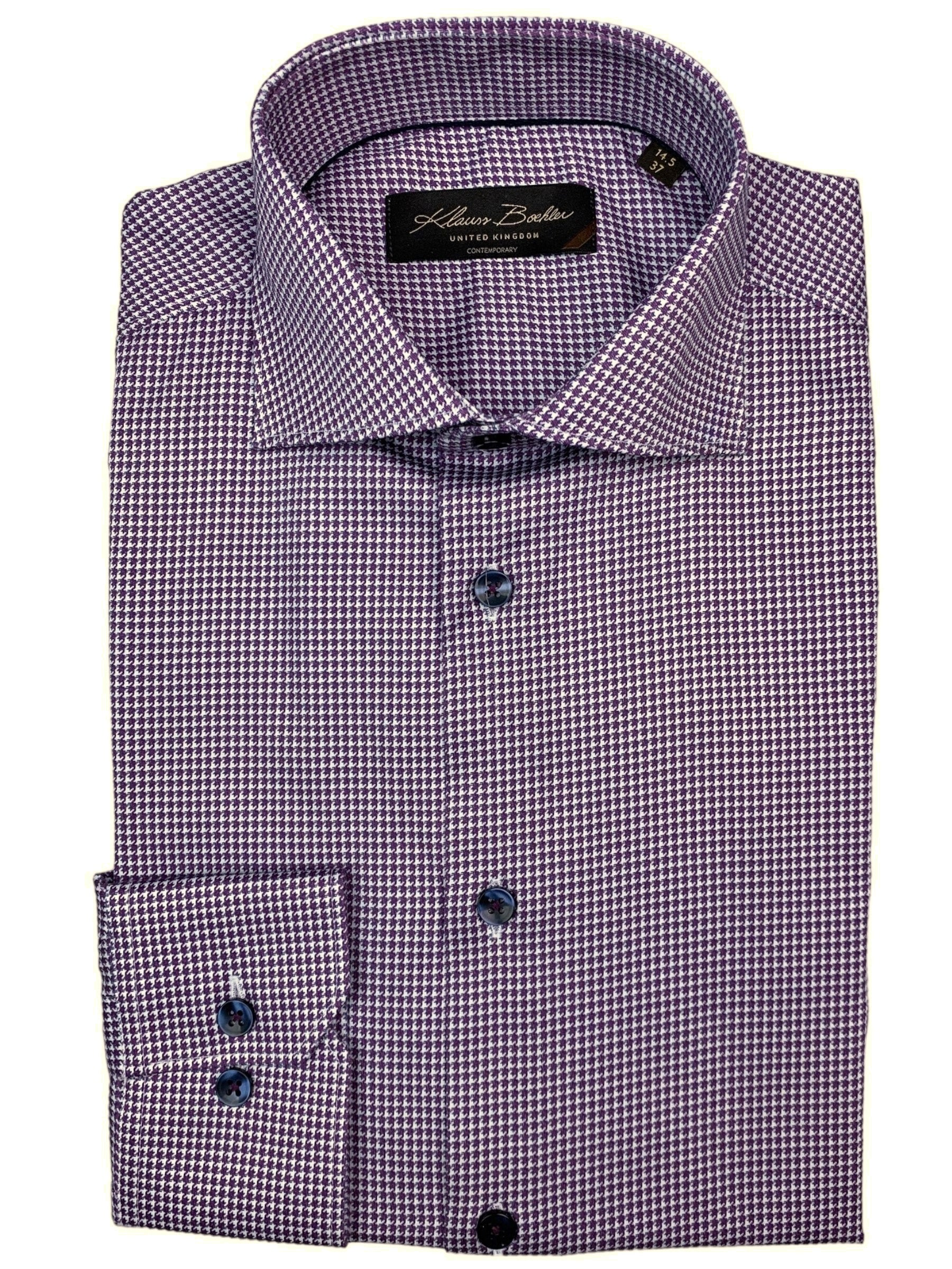 Chemise Habillée Violette Kenneth Cole Taille S - Neuf Avec étiquettes, Coupe Slim