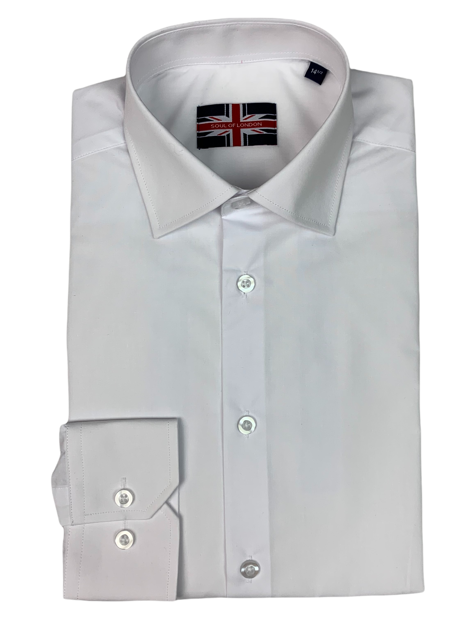 Chemise Homme Blanche Manches Longues MALO Taille 16.5 US (42 IT) - 100% Coton, Neuve Avec étiquettes