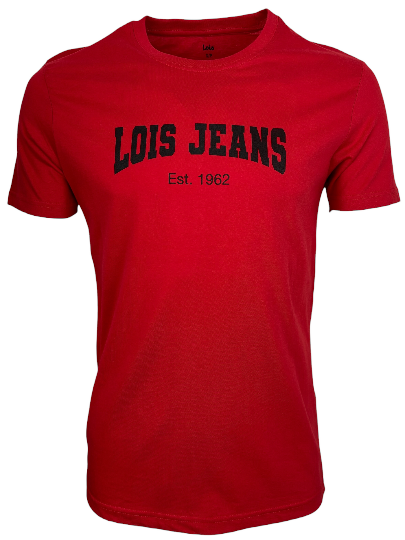 T-shirt rouge logo imprimé