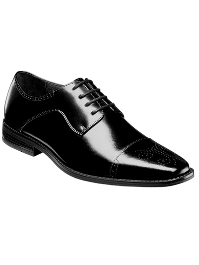 Chaussures en cuir noir Kenway