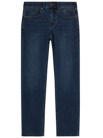 Jeans bleu foncé coupe ajustée