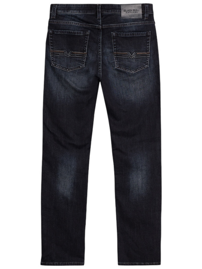 Jeans marine délavé coupe ajustée Jack