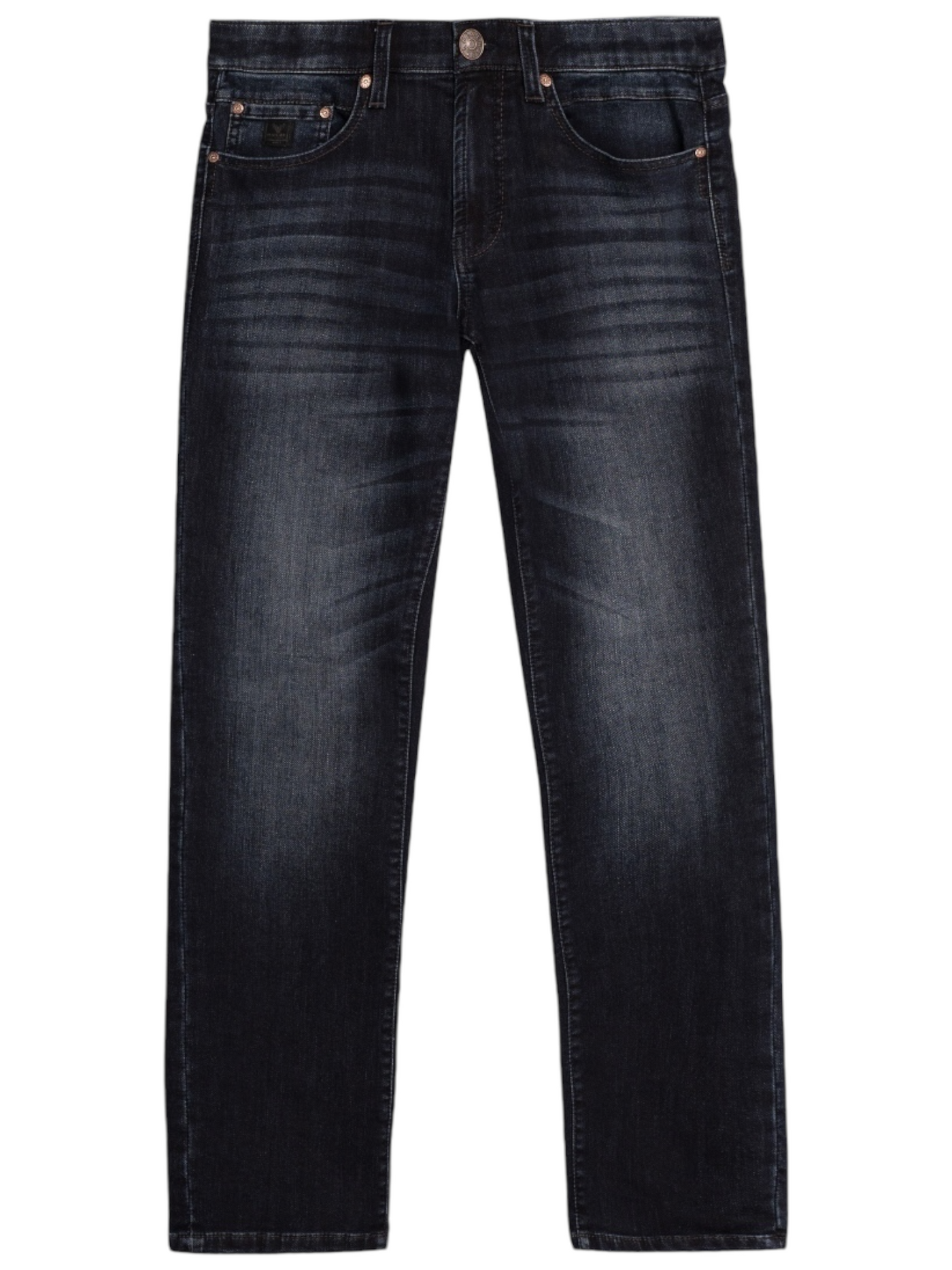 Jeans marine délavé coupe ajustée Jack