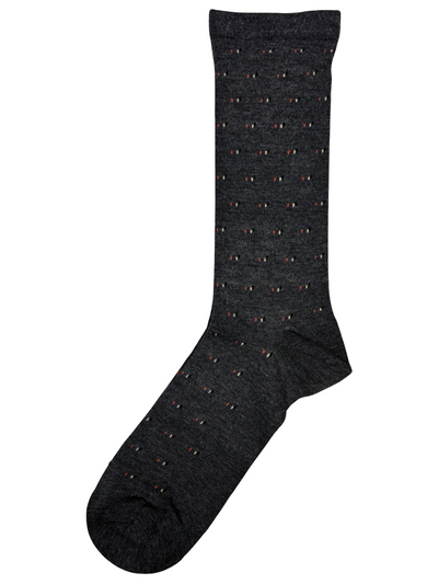 Bas gris foncé à motif
