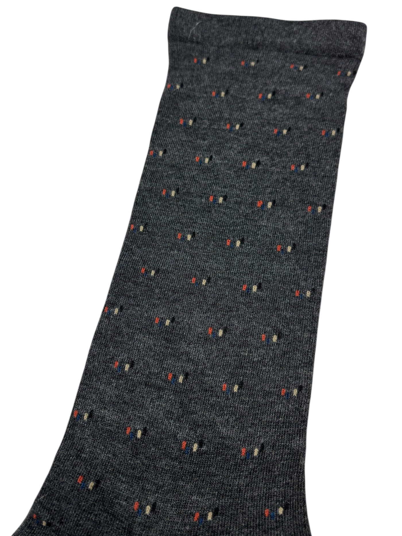 Bas gris foncé à motif