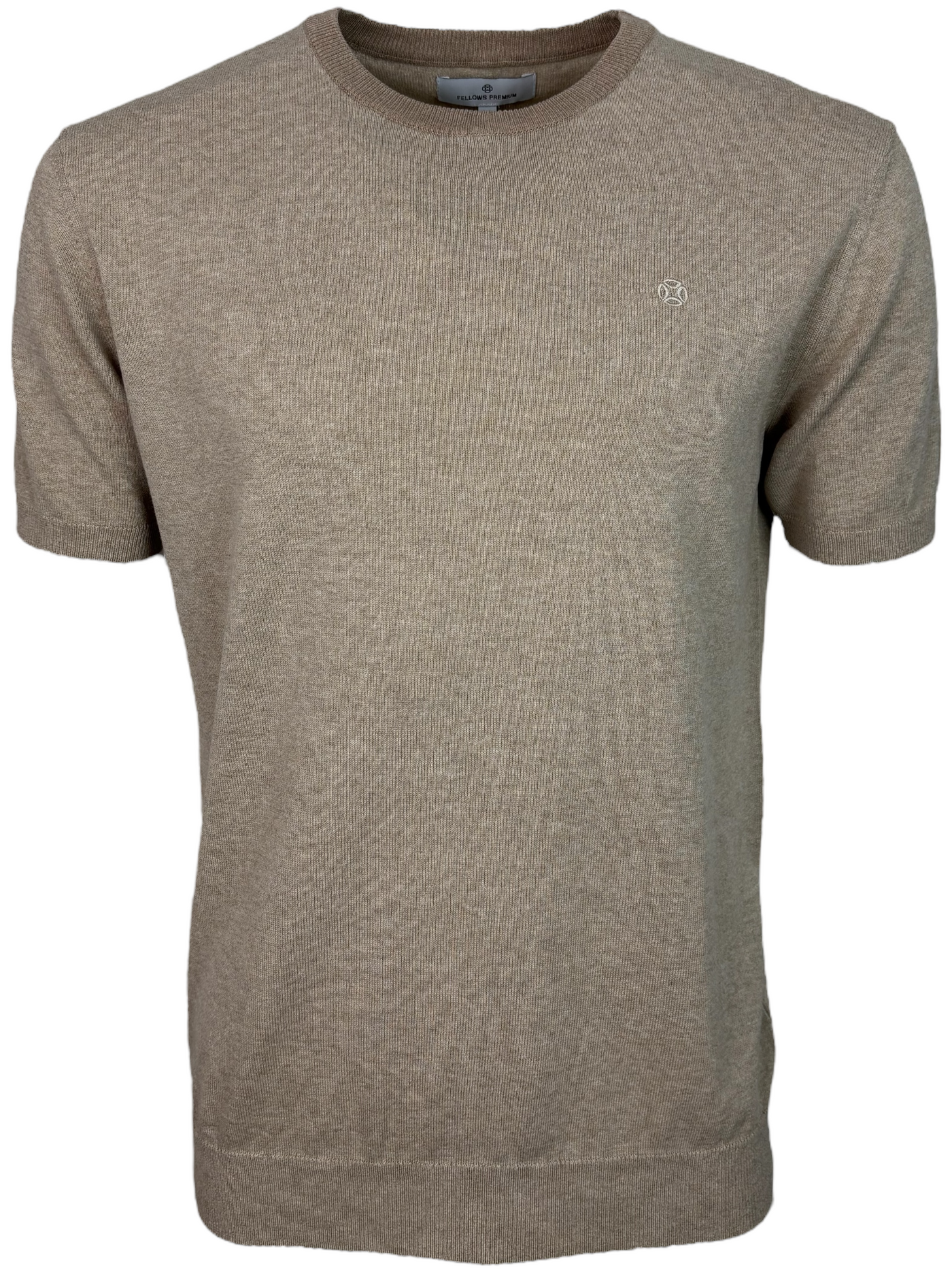 T-shirt léger beige en tricot
