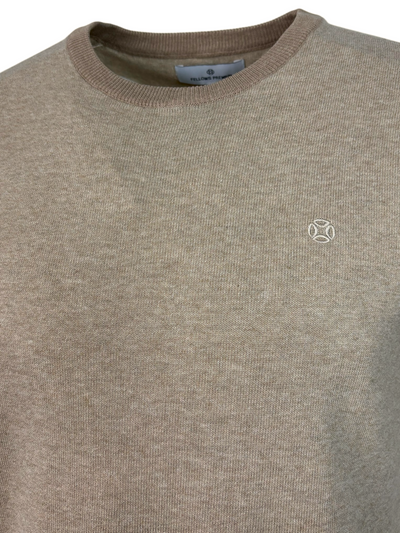 T-shirt léger beige en tricot