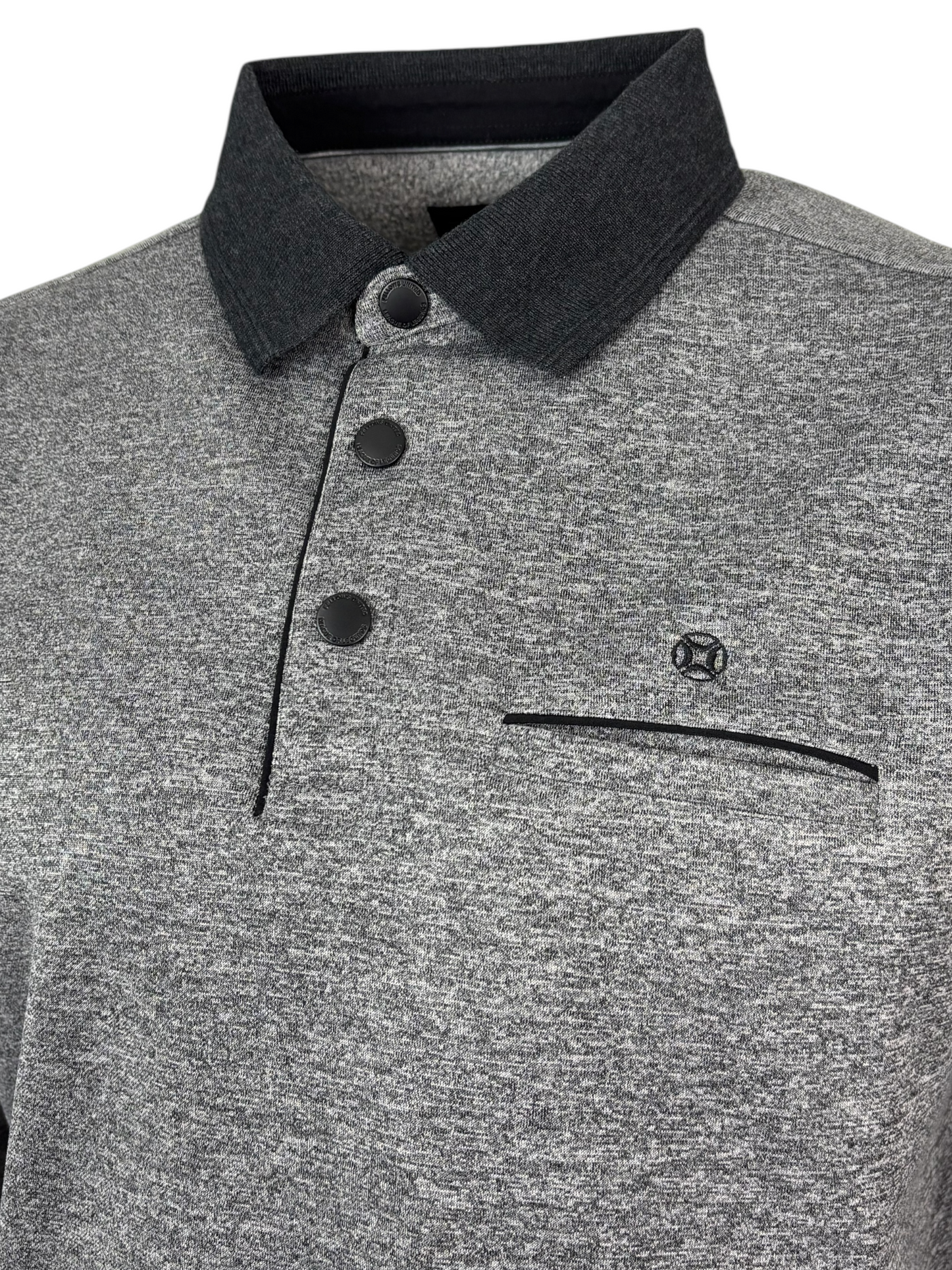 Polo doublé gris