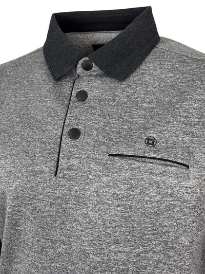 Polo doublé gris