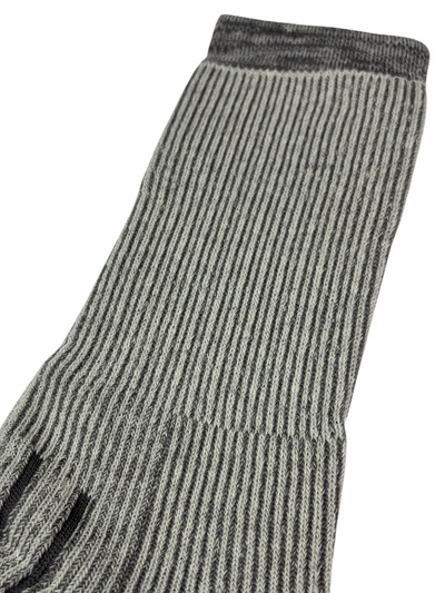 Bas gris en laine mérinos