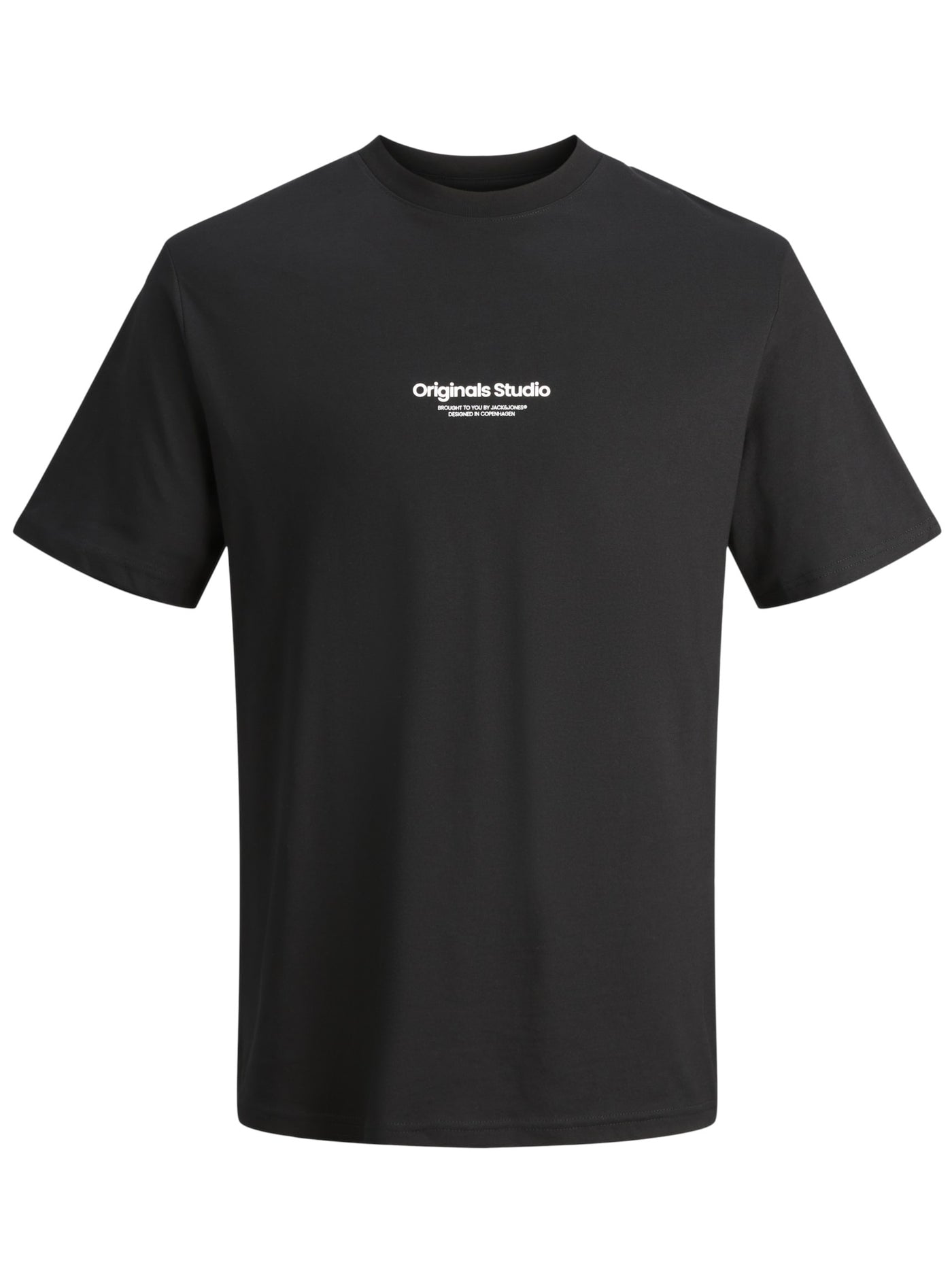 T-shirt noir imprimé relief Vesterbro