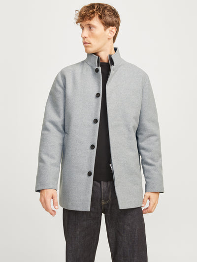 Manteau gris en laine Harrison
