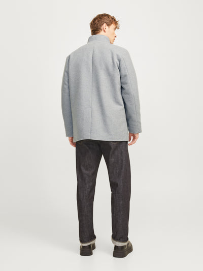 Manteau gris en laine Harrison