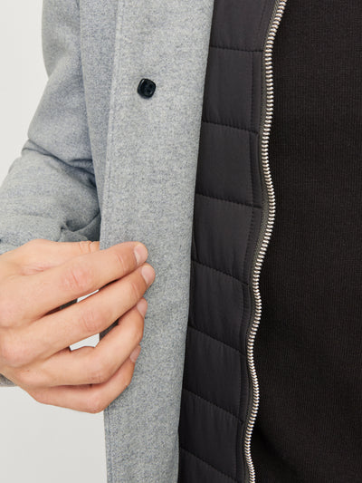 Manteau gris en laine Harrison