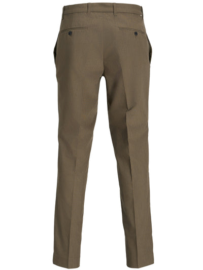 Pantalon habillé ajusté taupe Leo