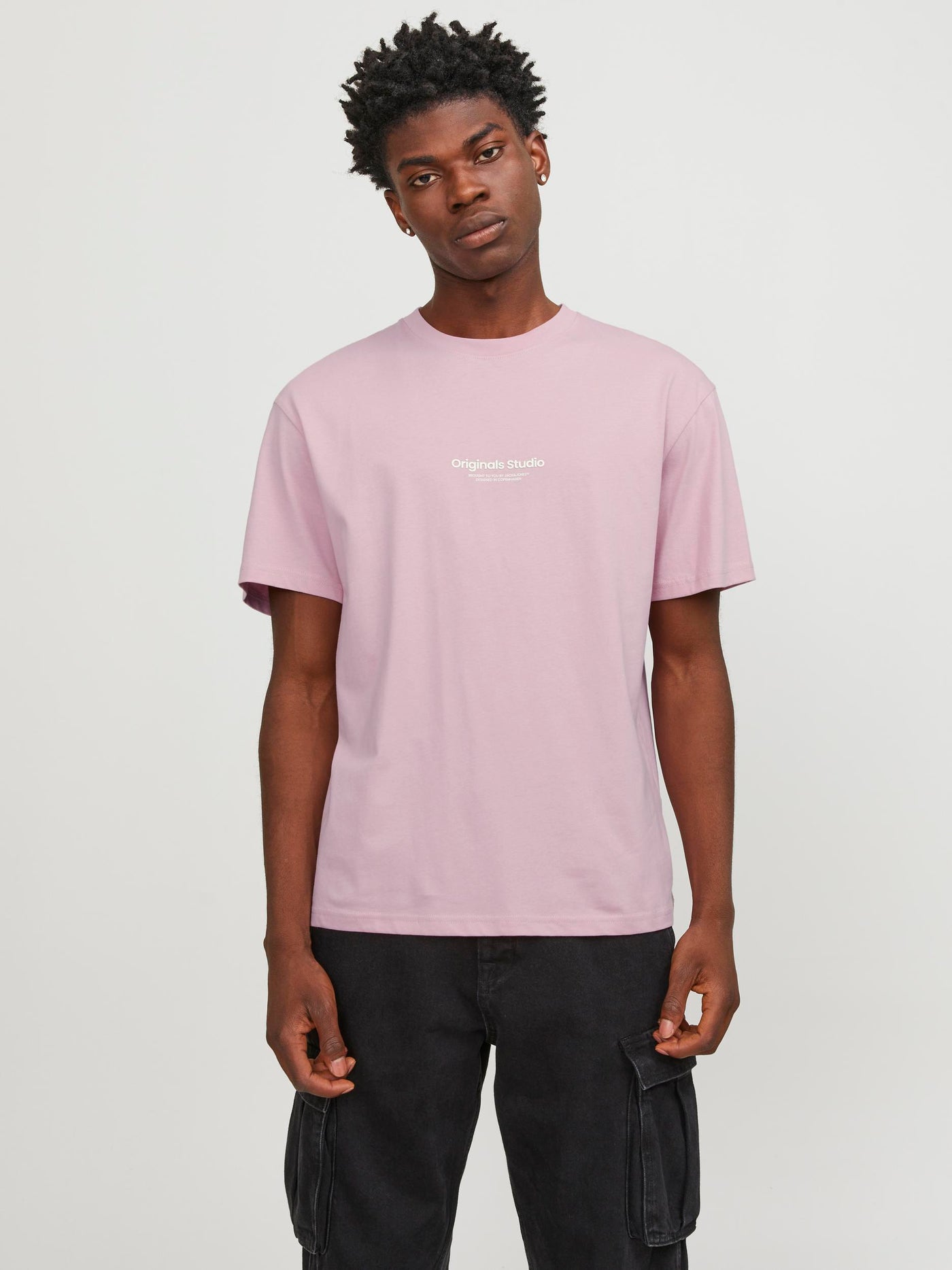 T-shirt rose imprimé relief Vesterbro