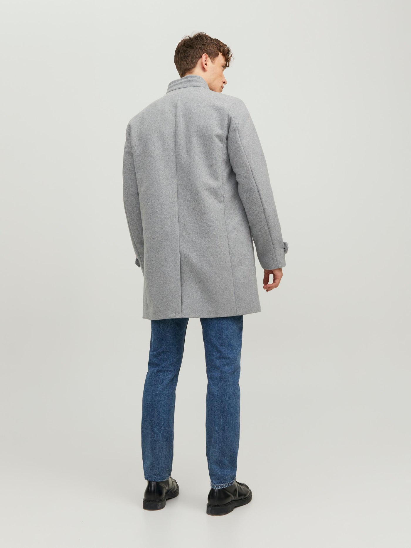 Manteau gris en laine Blamelton