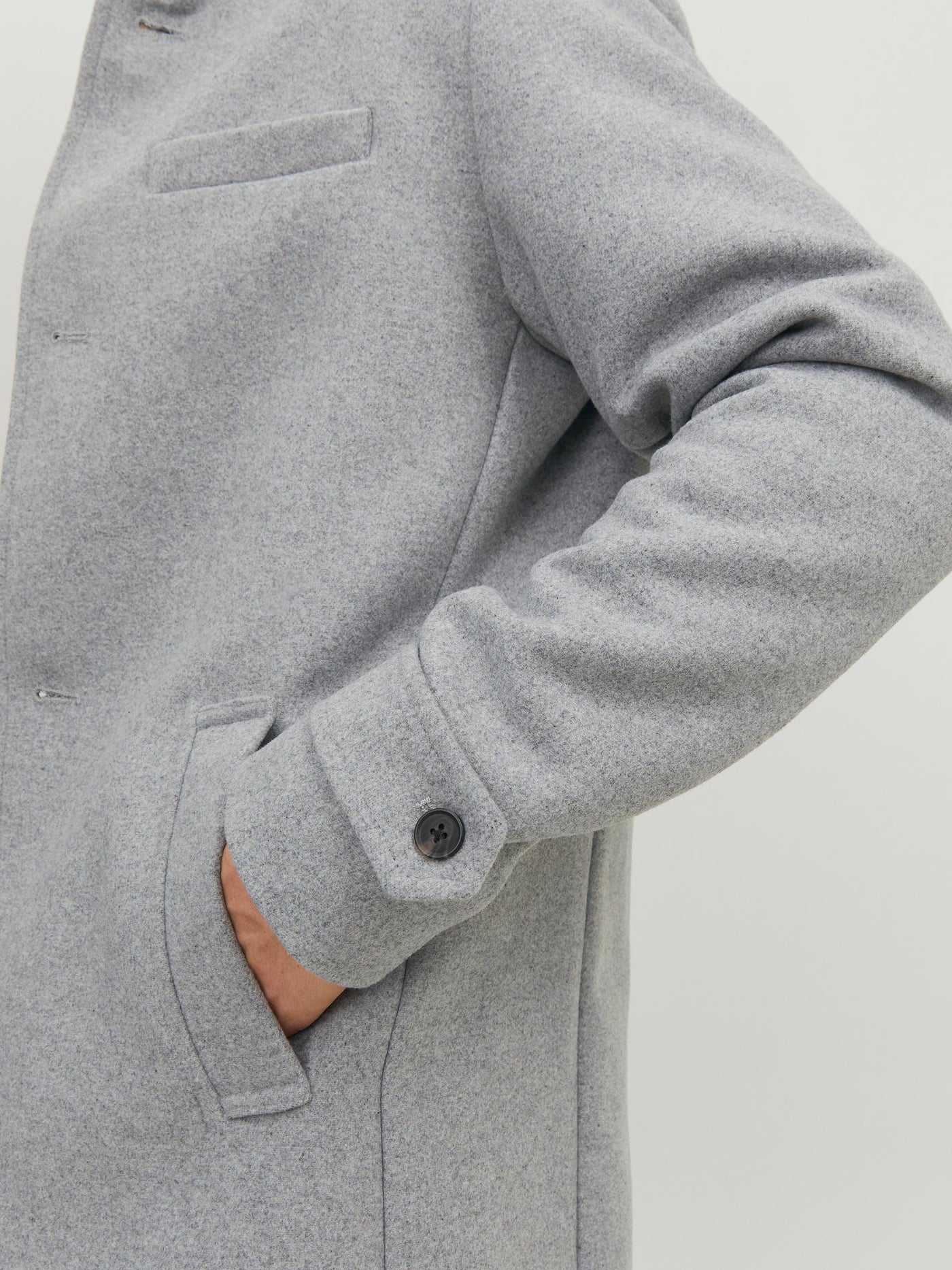 Manteau gris en laine Blamelton