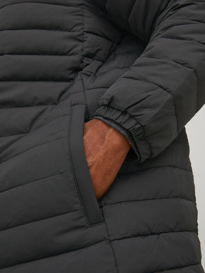 Manteau mi-saison matelassé noir