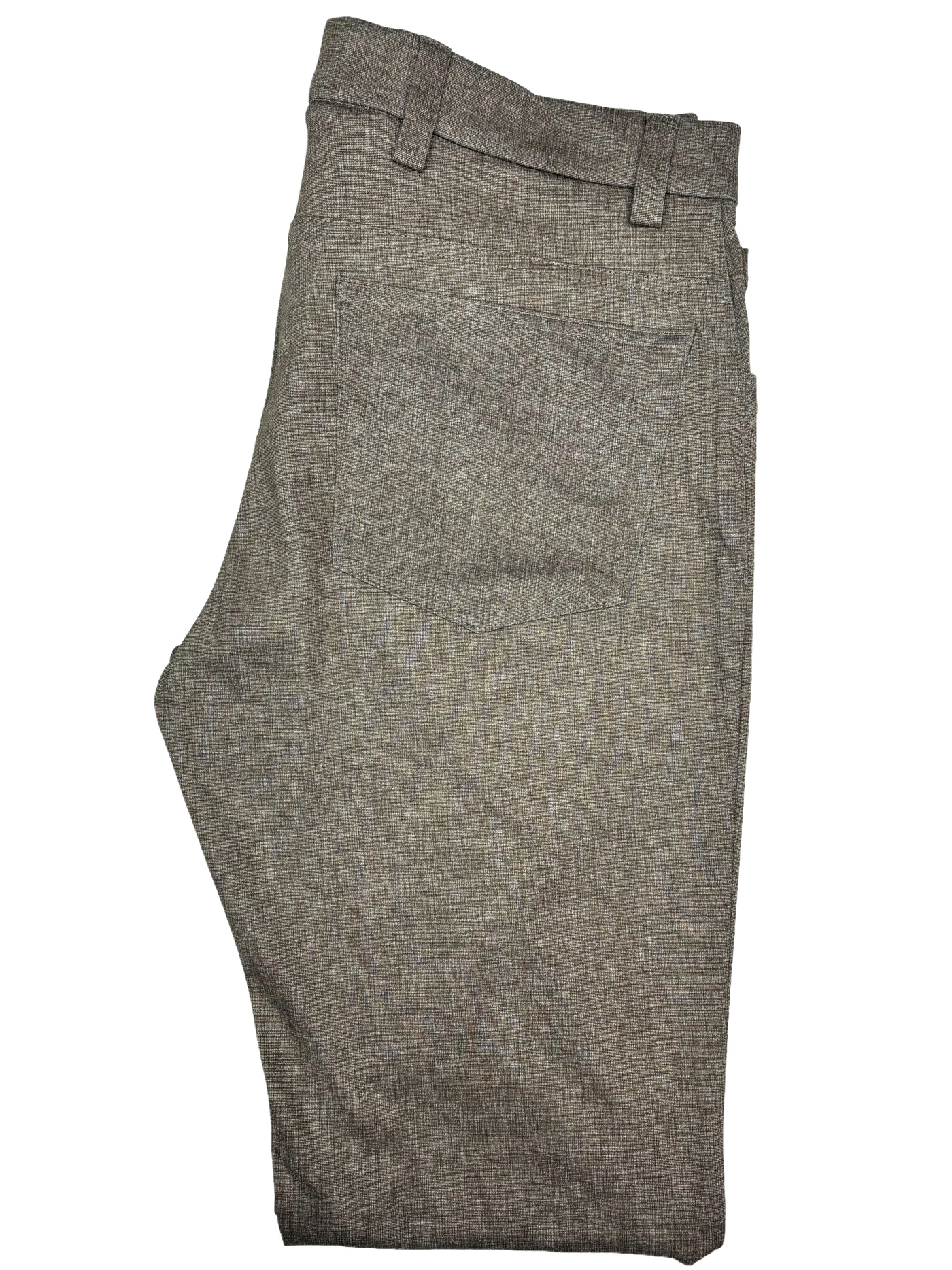 Pantalon taupe extensible chambray Kurt