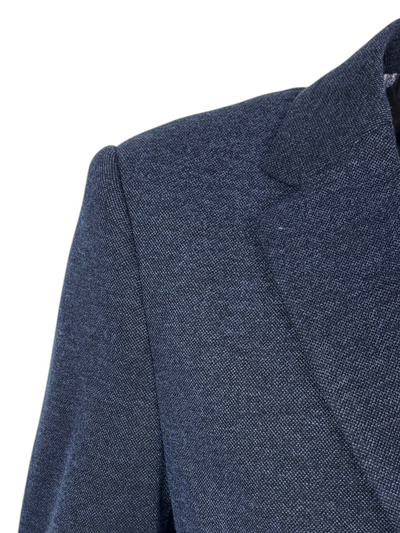 Veston marine en tricot texturé