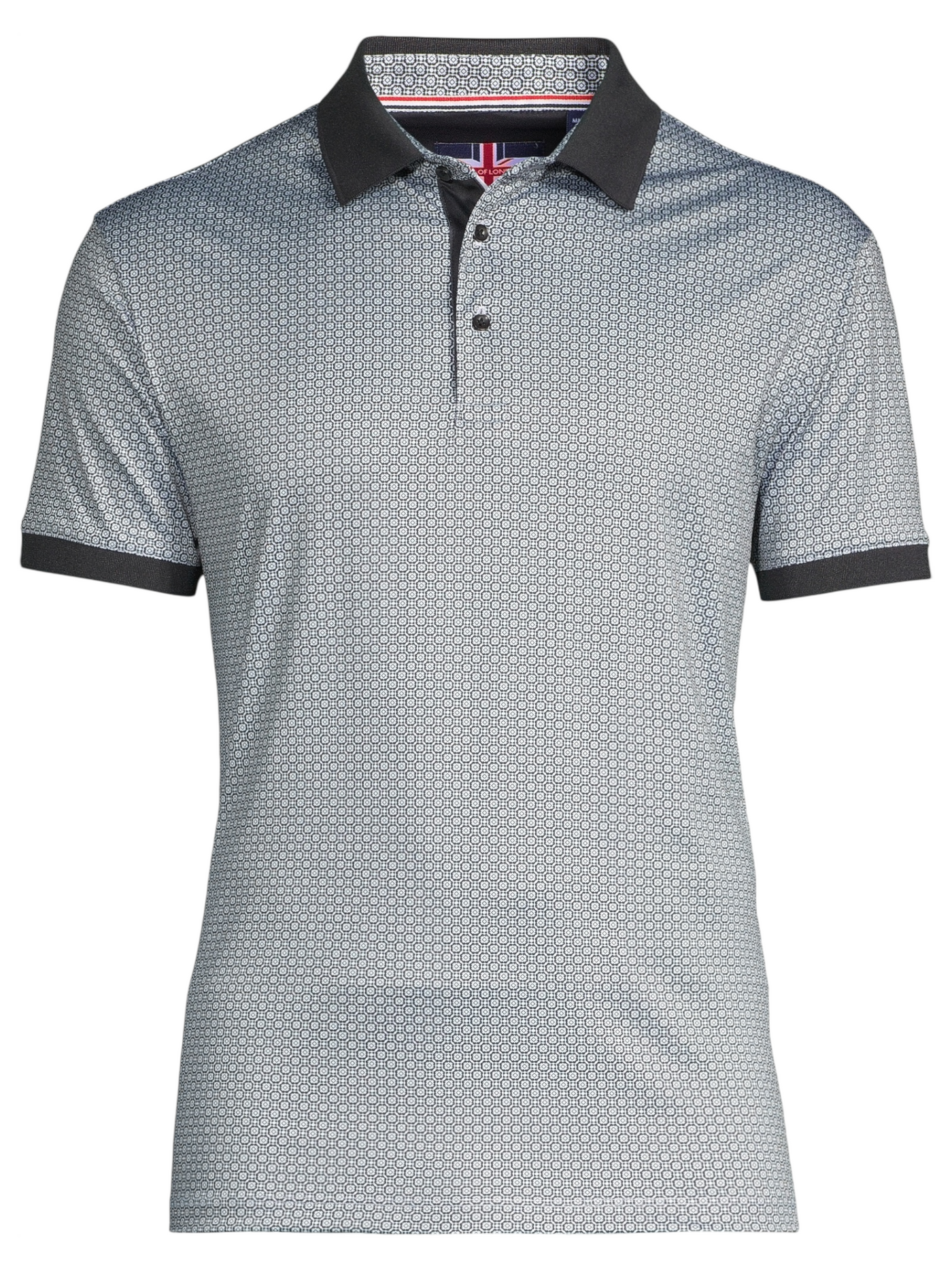 Polo performance manches courtes à motif