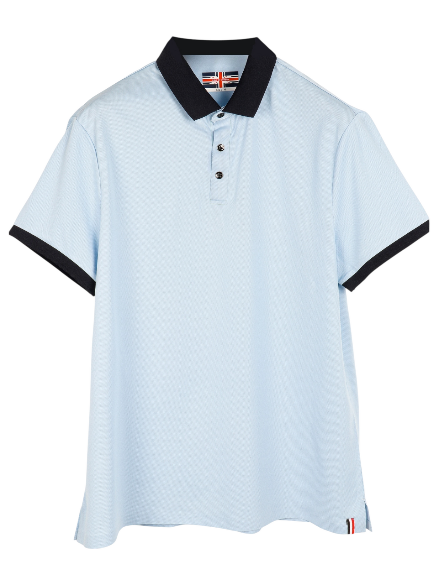 Polo performance manches courtes bleu pâle