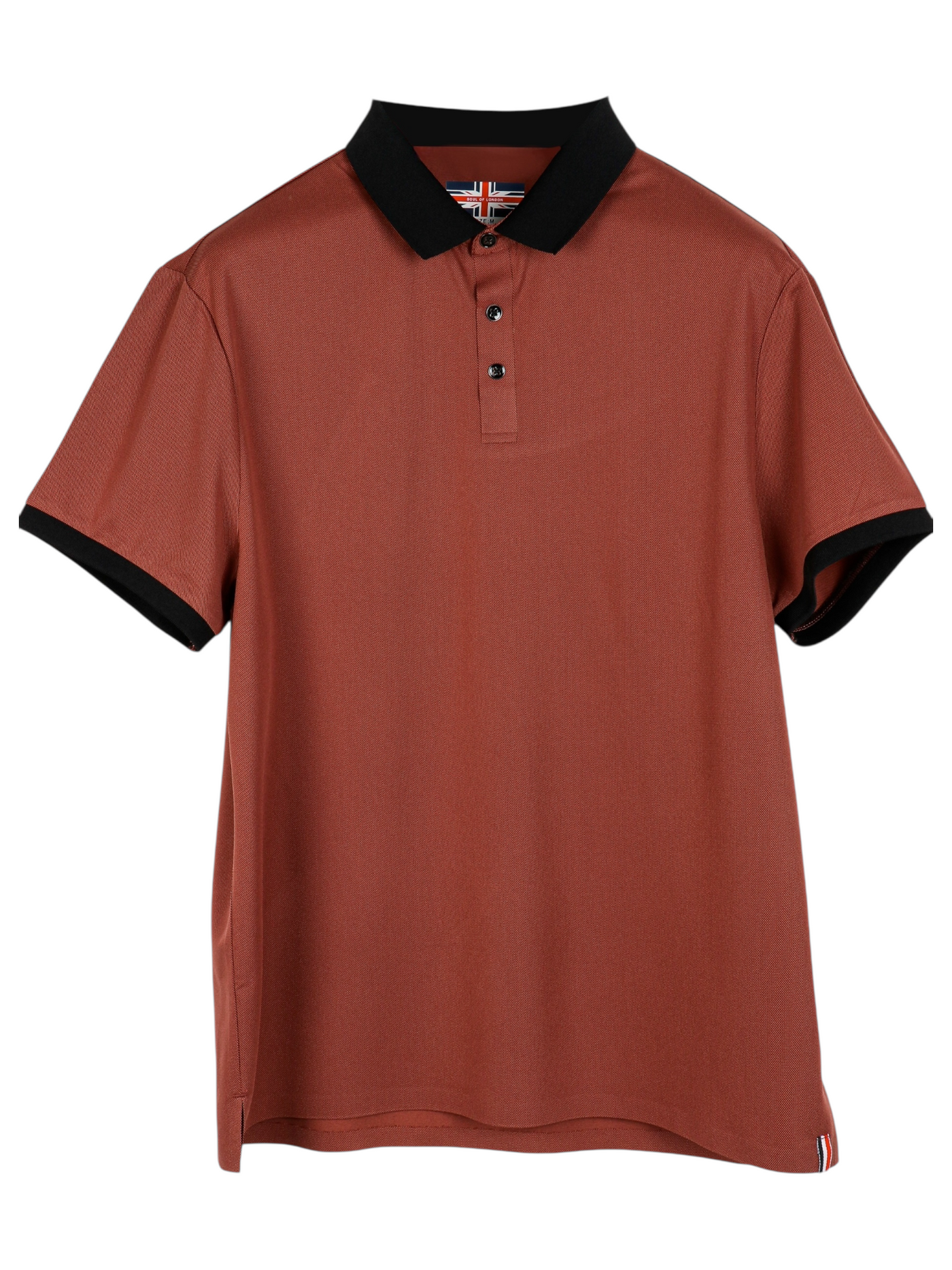Polo performance manches courtes rouille