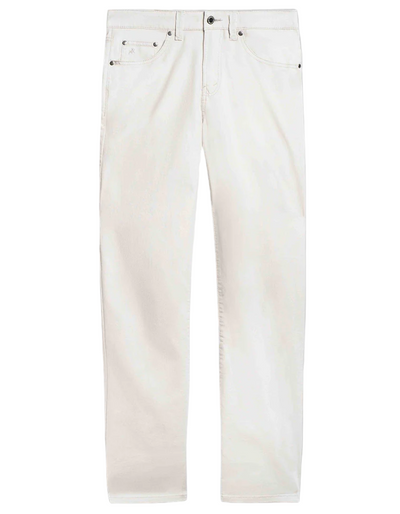 Pantalon de twill extensible sable coupe semi-ajustée