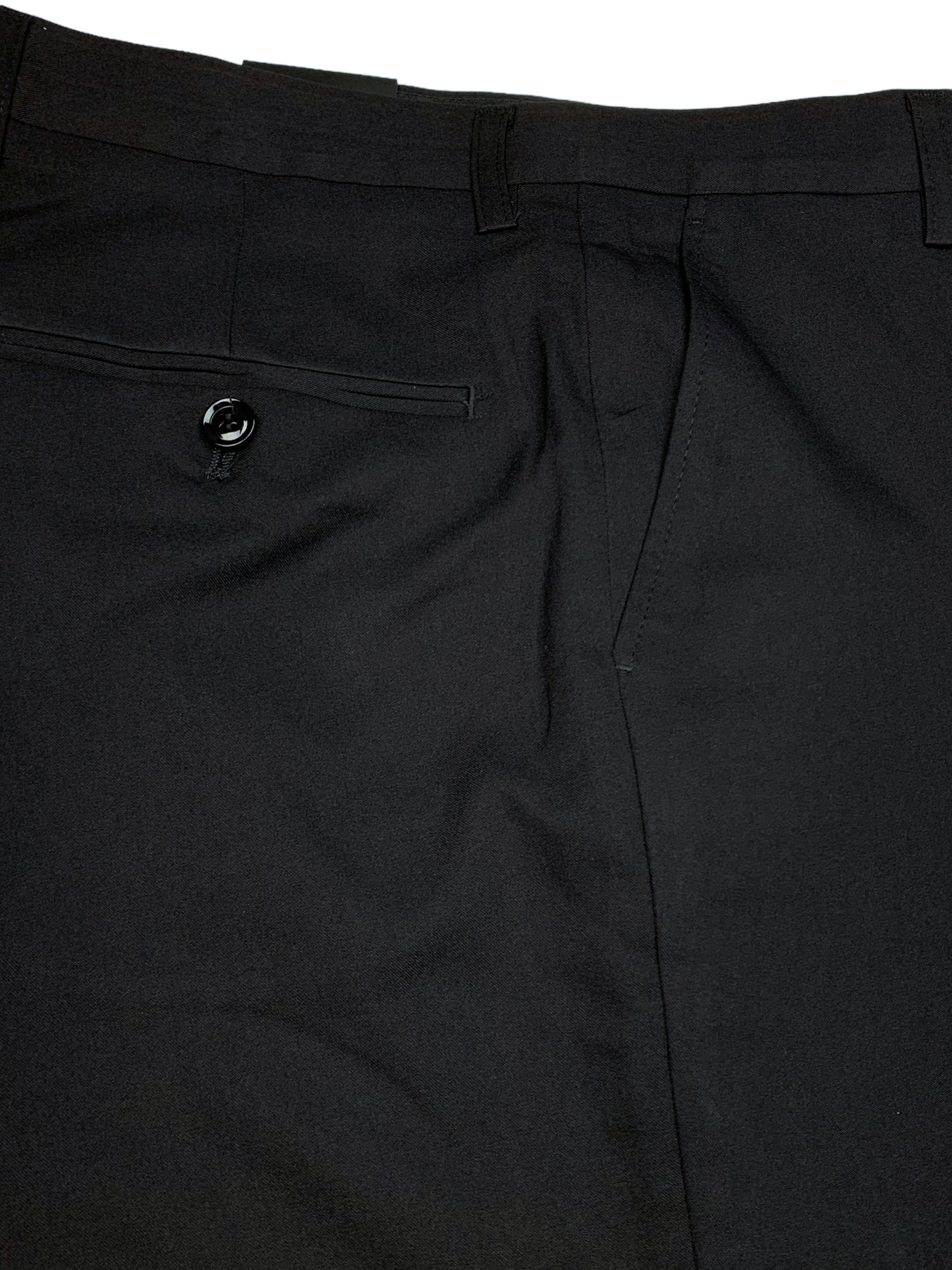 Pantalon habillé noir uni