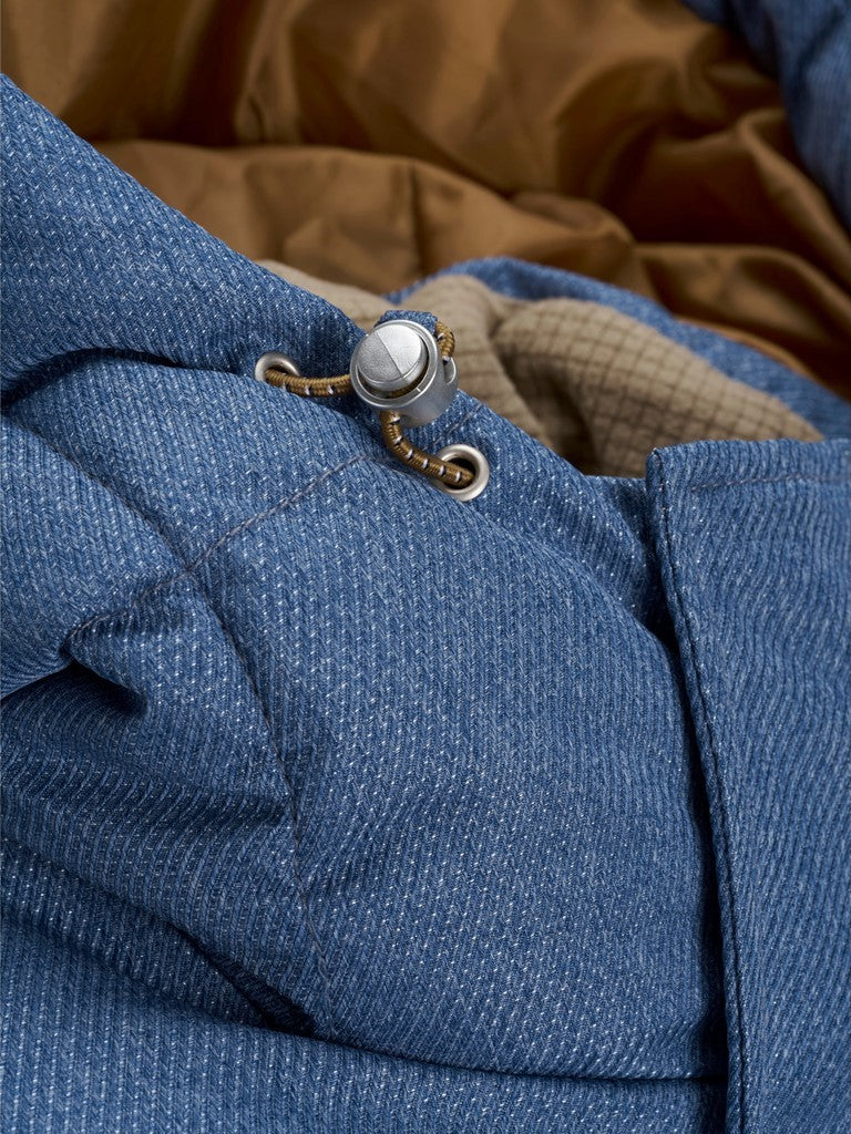 Manteau matelassé bleu Newport