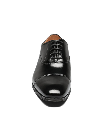 Chaussures en cuir noir Corbetta