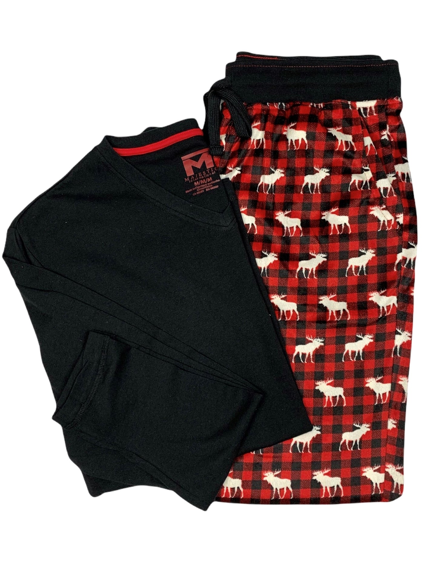 Pyjama 2 pièces à motif de rennes