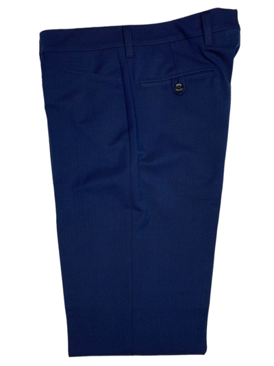 Pantalon habillé extensible bleu