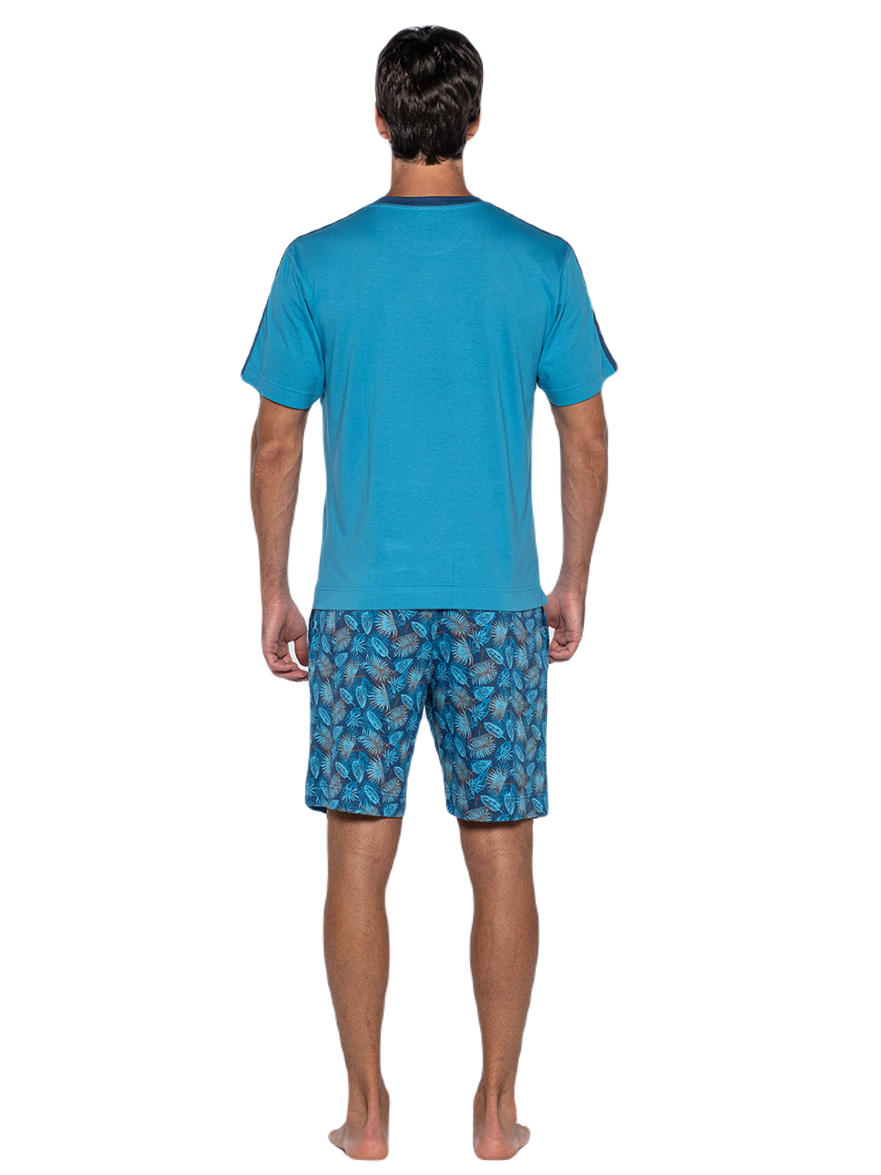 Pyjama 2 pièces Longboard bleu