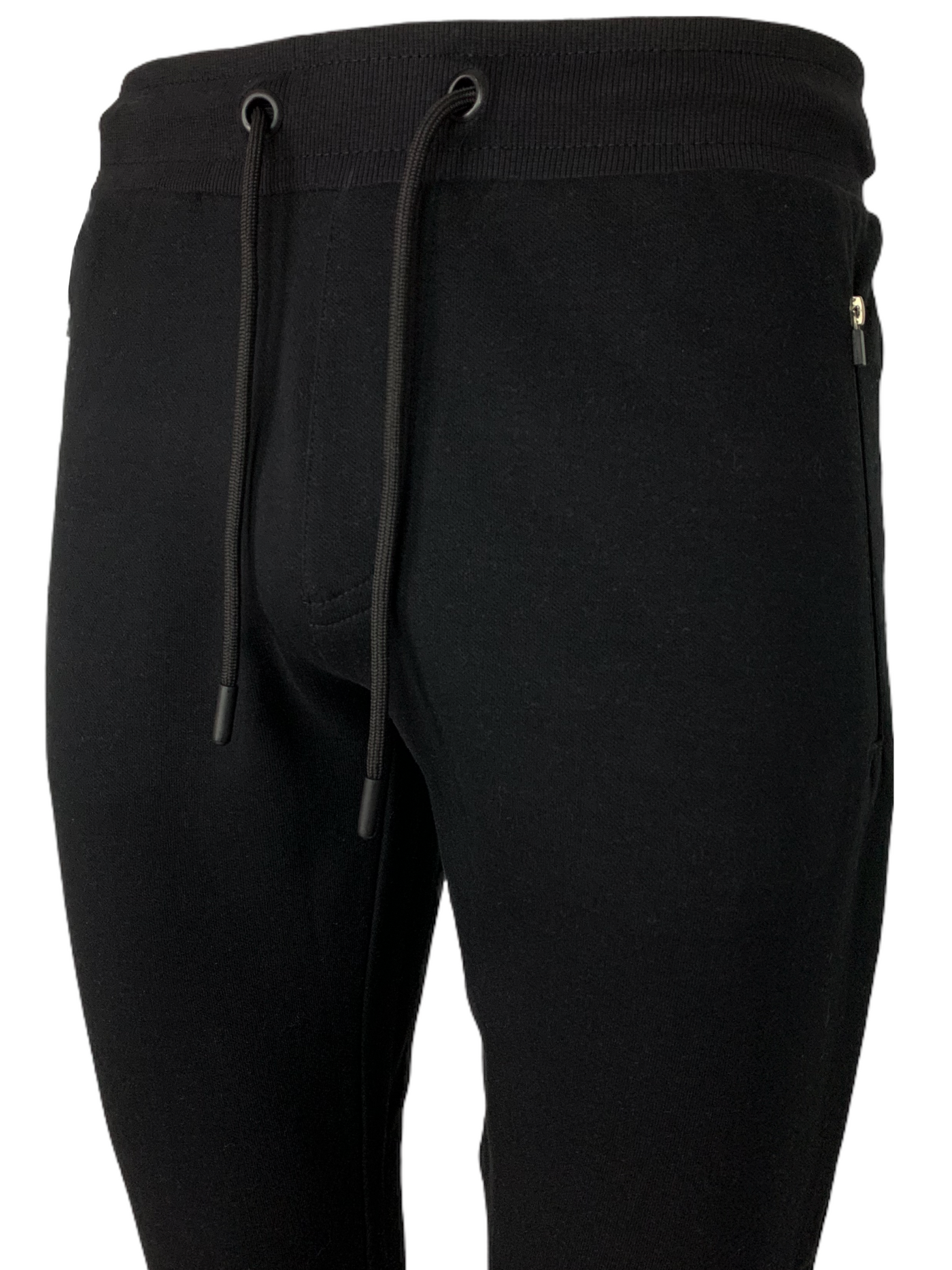 Pantalon jogging noir coupe ajustée