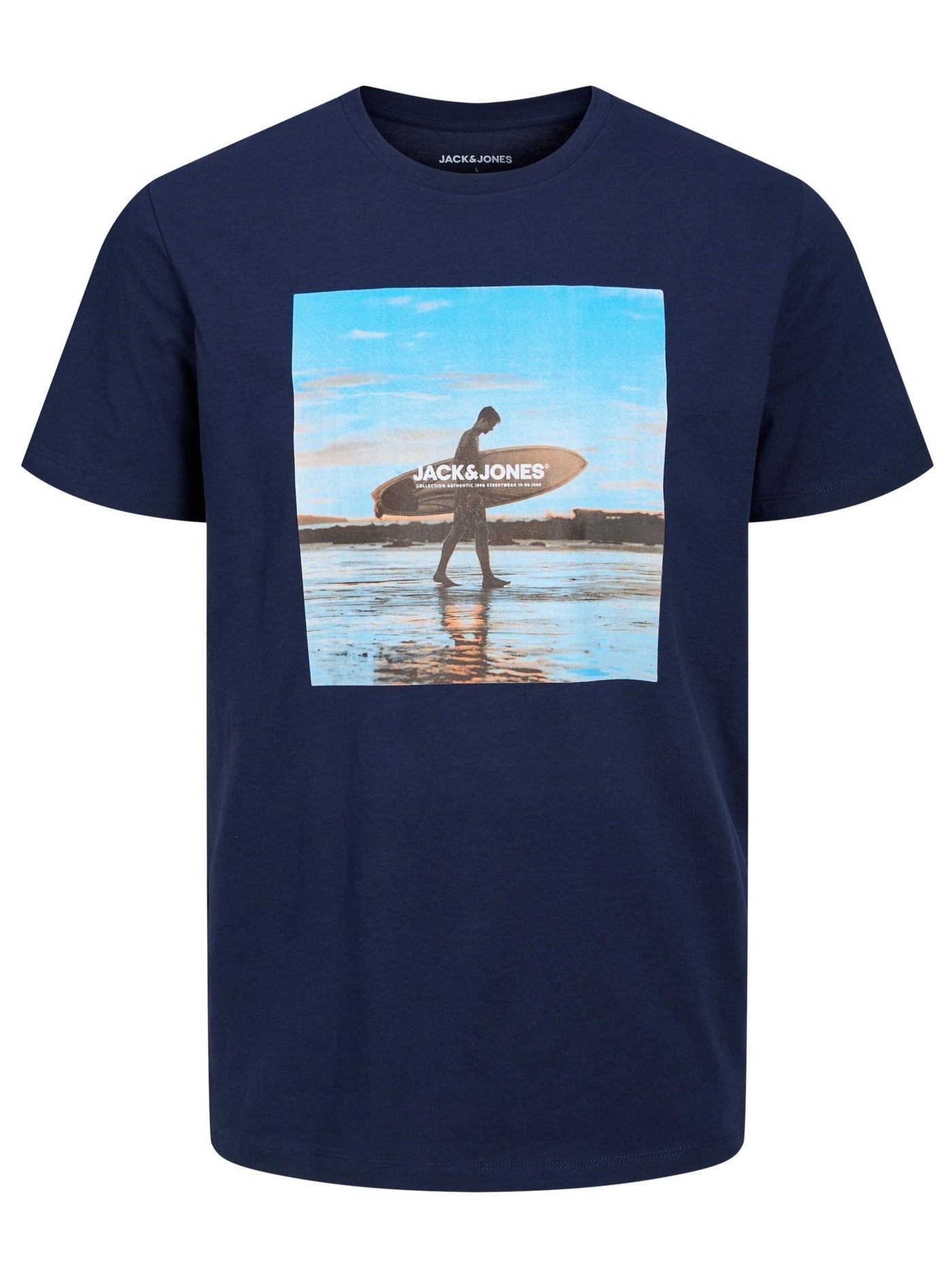 T-shirt marine imprimé surf Gem