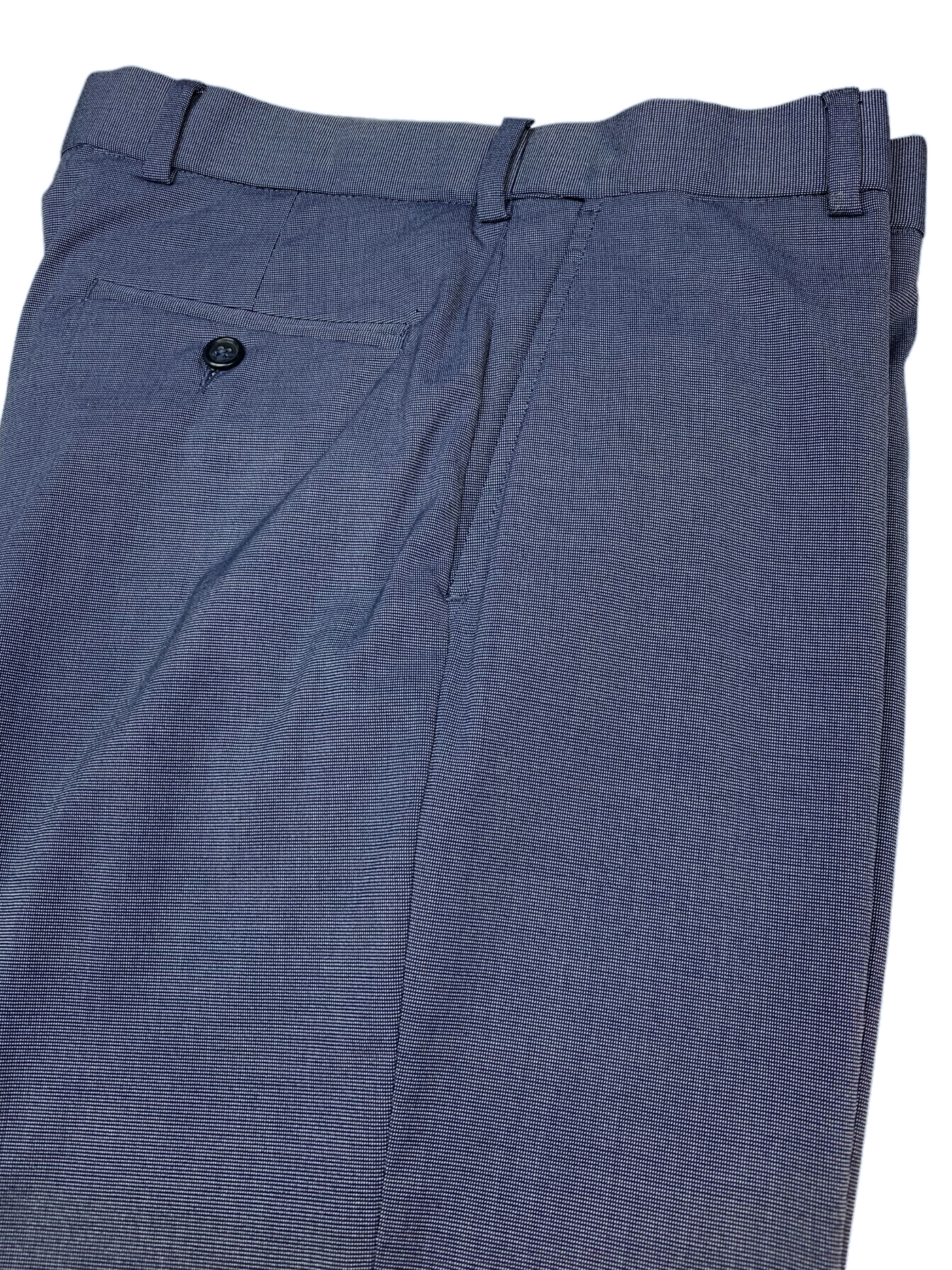 Pantalon habillé bleu micro pois Barris
