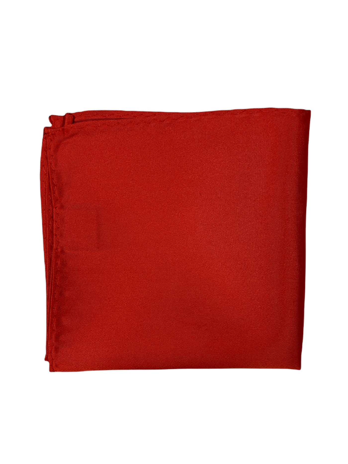 Mouchoir de poche satiné rouge clair