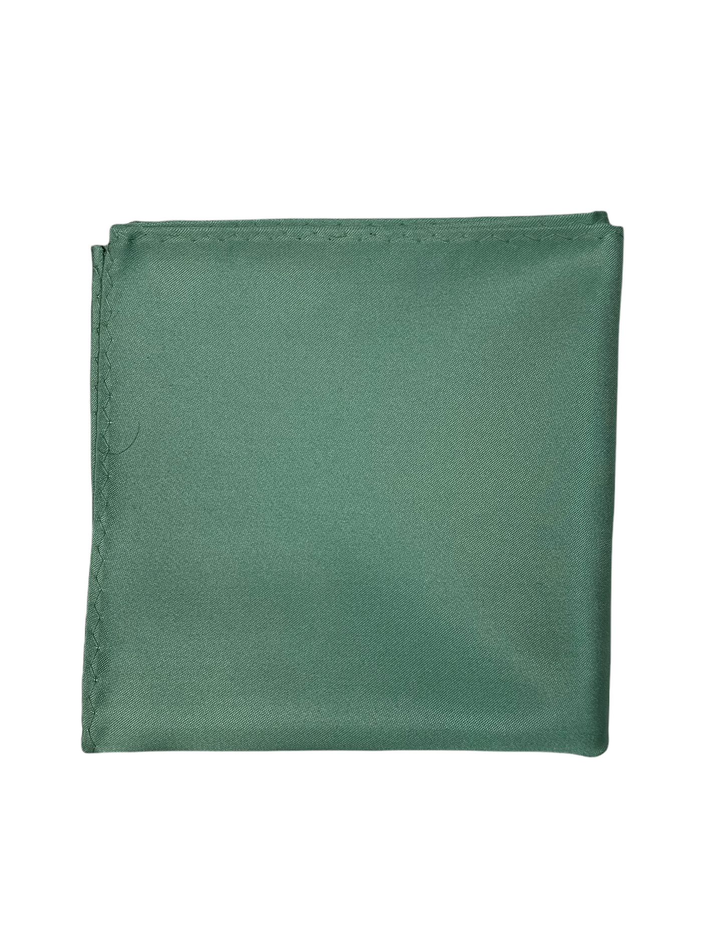 Mouchoir de poche satiné vert sauge