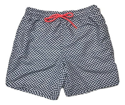 Maillot de bain bleu à motifs - Le Roi Mauricien des Habits