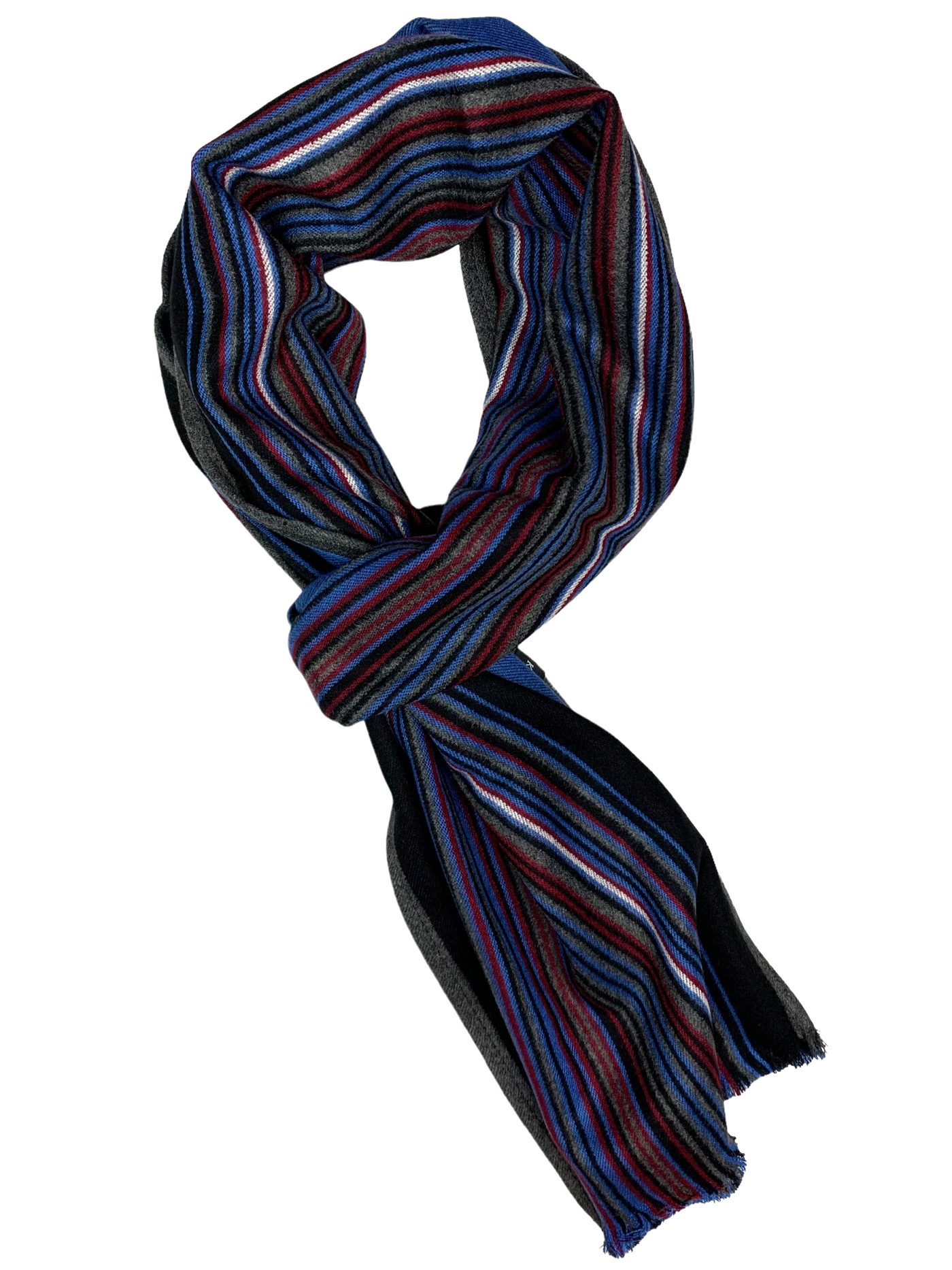 Foulard rouge à rayures