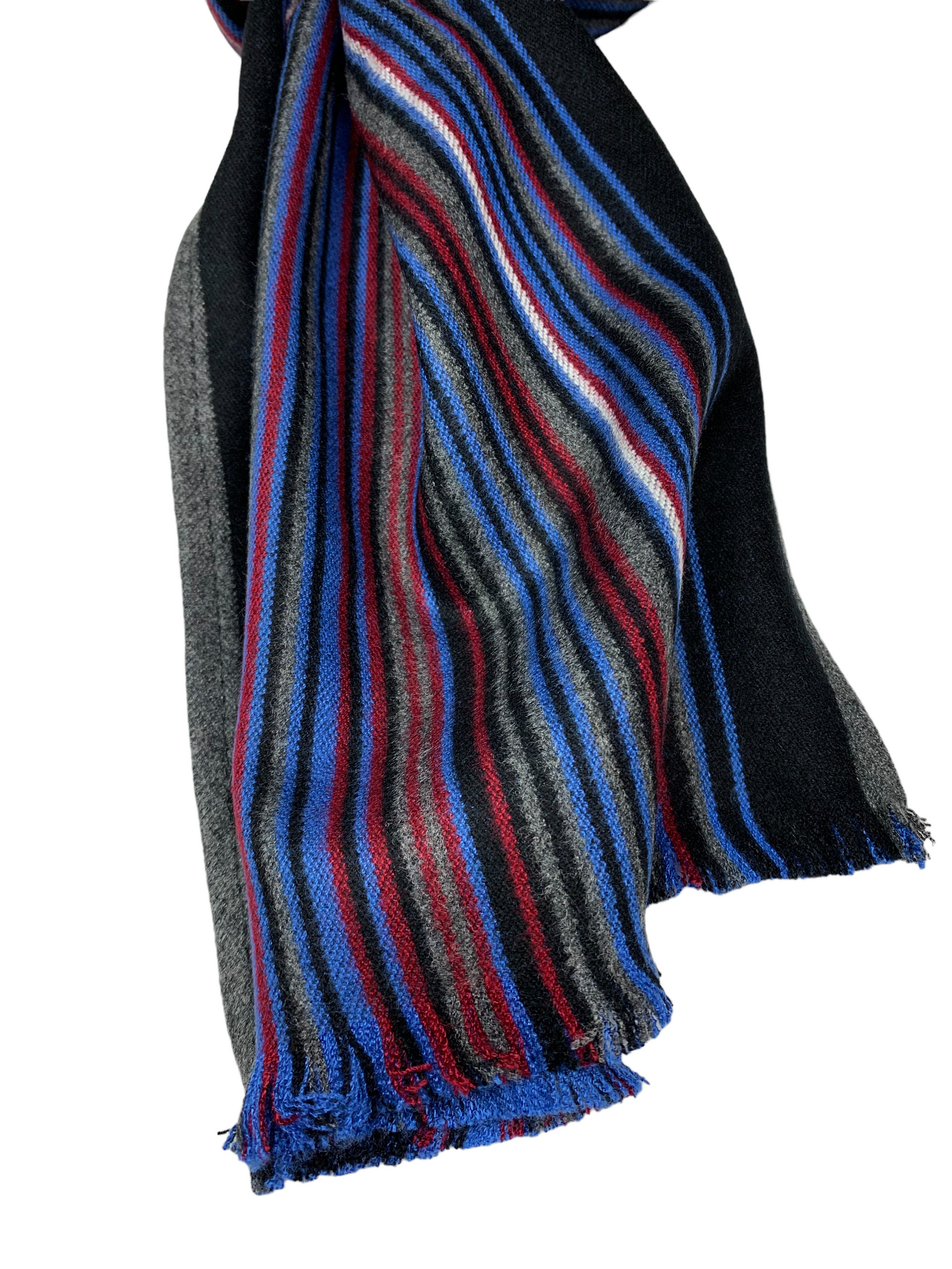 Foulard rouge à rayures