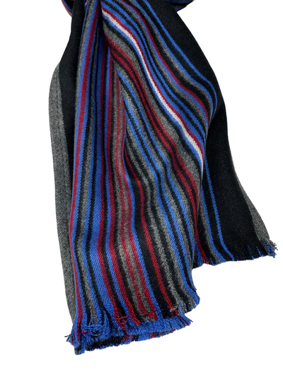 Foulard rouge à rayures